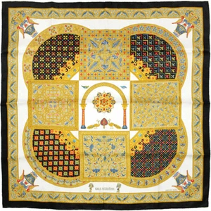 Hermes Schal CIELS BYZANTINS 90cm Seide JACQUARD Scarf Foulard ABADIE - Bild 1 von 7
