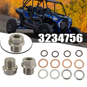 Transmission Fill Plug & Drain Plug For Polaris General 1000 XP Sportsman 550 - Picture 1 of 10