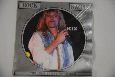 KIX THE CHRIS TETLEY INTERVIEWS PICTURE DISC VINYL LP RECORD NEW SEALED SPLIT - Image 1 of 2