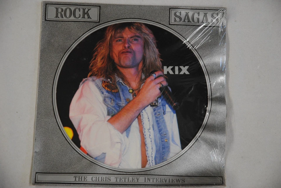 KIX THE CHRIS TETLEY INTERVIEWS PICTURE DISC VINYL LP RECORD NEW SEALED SPLIT - Image 1 of 2