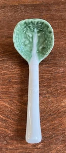Vintage Bordallo Pinheiro Majolica Cauliflower Tureen Ladle - 7.5” - Picture 1 of 3