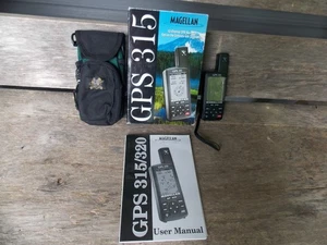 MAGELLAN 315 Portable GPS Navigator Boating Hunting Hiking Box Manual & Case - Picture 1 of 11
