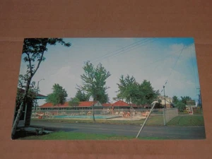 NIAGARA FALLS NY - POSTAL ERA 1965-1970 - MOTEL HENWOOD - 9401 PINE AVENUE - Imagen 1 de 2