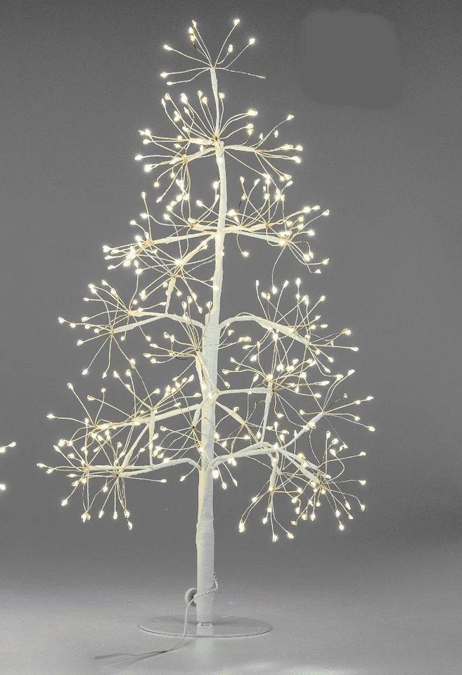 LED Deko Tanne, Baum mit Funkeleffekt H. 60cm weiß mit 360 LEDs Formano - Bild 1 von 1
