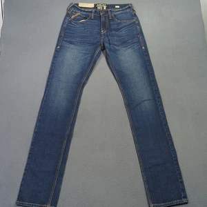 Jeans Ariat Para Hombre 31x38 Azul M8 Moderno Pierna Ajustada Western Rodeo Vaquero Denim Nuevo con Etiquetas - Imagen 1 de 15
