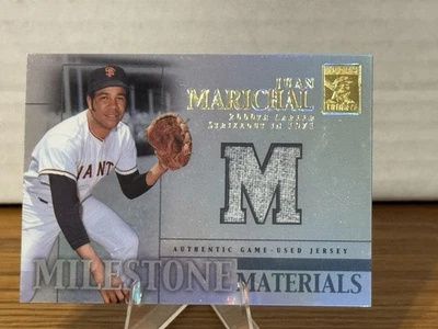 Topps Tribute 2002 - Milestone Materials Juan Marichal #MIM-JMA (MEM) Foto 1 de 4