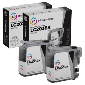 LD para Brother LC203 2pk HY Negro J4320DW J4420 J4620 J5520 J5620 J5720 - Imagen 1 de 9