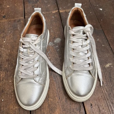 Whistles Ladies Pump Trainers Shoes  In Silver Size 38 Five - Image 1 of 4