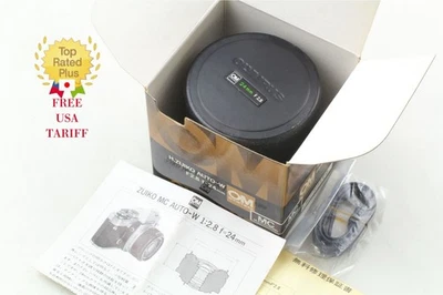 [ Top MINT in Box ] OLYMPUS OM-SYSTEM ZUIKO MC AUTO-W 24mm f/2.8 Lens From JAPAN - Image 1 of 4