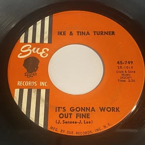Ike & Tina Turner: It's Gonna Work Out Fine / Won't You Forgive Me 45 Sue - Soul - Imagen 1 de 2