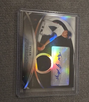 MLB Topps 2010 Tyler Anderson USAR-21 Refractor /25 Memorabilia Auto - Image 1 of 2