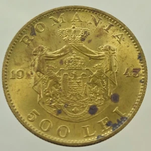 ROUMANIE 500 LEI 1945 - Picture 1 of 3