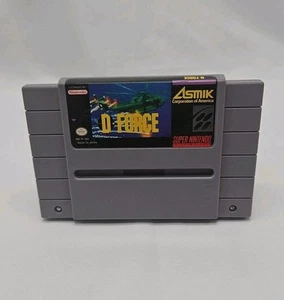 D-Force Super Nintendo 1991 SNES - Picture 1 of 4