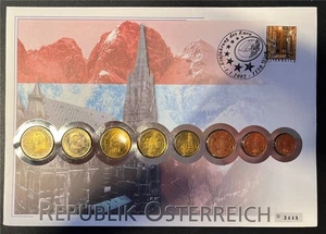 Numisbrief - Österreich 2002 - KMS-Satz - im Folder, limitiert, (ungeöffent) (2) - Bild 1 von 2