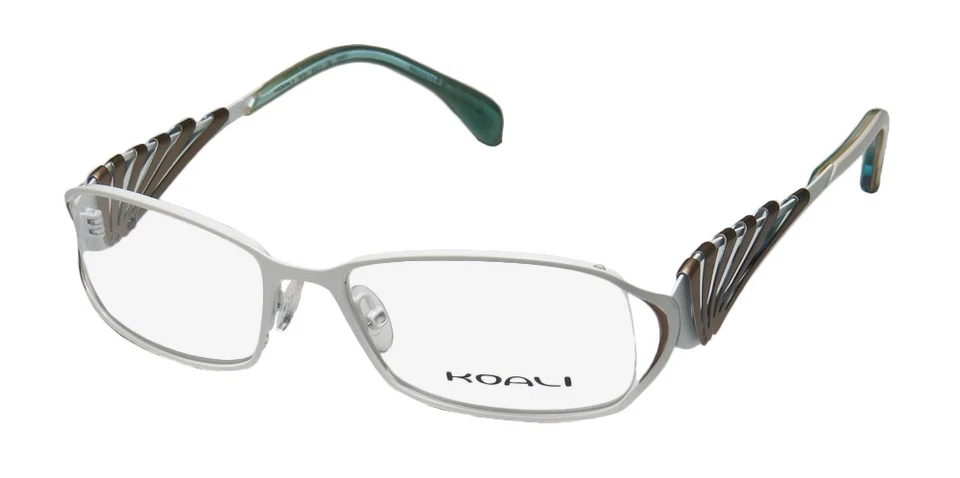 KOALI 6919K EYEGLASSES METAL WHITE WM051 50-17-135 FULL-RIM WOMENS OVAL