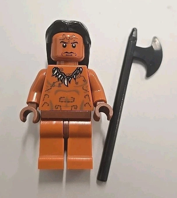 LEGO Indiana Jones - Ugha Warrior w/ Hair  Minifigure - iaj015 - Image 1 of 1