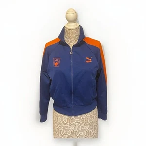 Puma Youth  Track Jacket NYC New York City Size M  Blue/Orange Rare  - Picture 1 of 8
