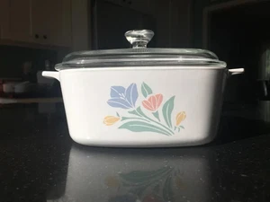 Corning Ware 1.5L FRIENDSHIP Square Casserole w/Original Glass Lid - A-1 1/2-B - Picture 1 of 5