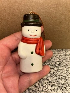 Vintage Schneemann Weihnachtsschmuck - Bild 1 von 10
