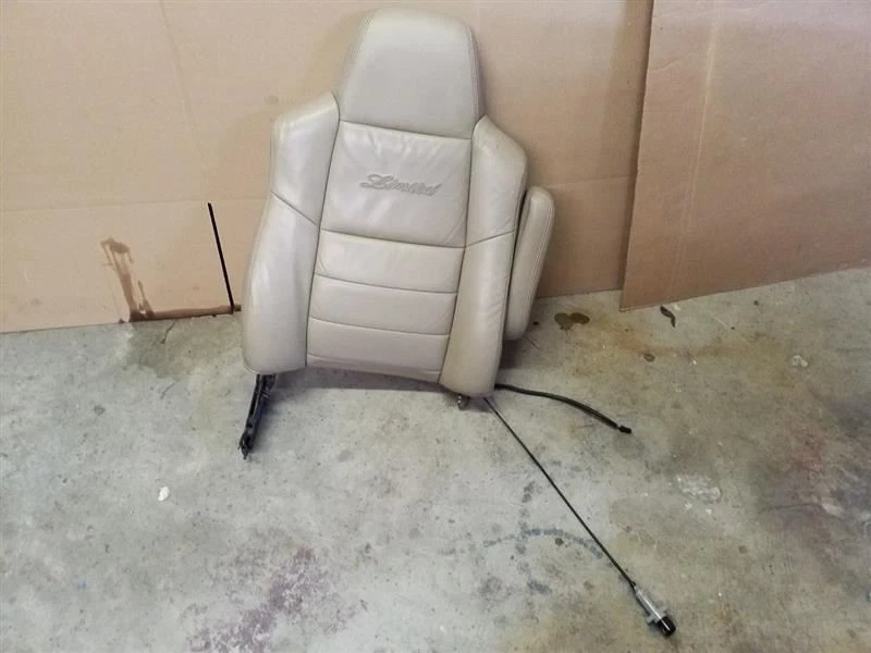 Front Right Passenger Tan Leather Seat Back | Fits 01-04 Ford Excursion Limited - Image 1 of 4