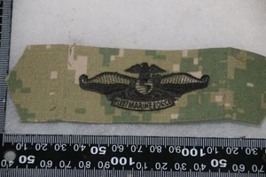GENUINE US MARINE CORPS USMC FLEET MARINE FORCE CLOTH BADGE ON CAMO - Picture 1 of 1