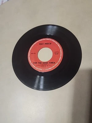 Ray Price – For The Good Times / Grazin’ In Greener Pastures 45 RPM VG Foto 1 de 2
