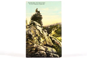 Emigration Canyon Railroad Mormon Trail From Hog Back Spur Antique Postcard - Picture 1 of 3