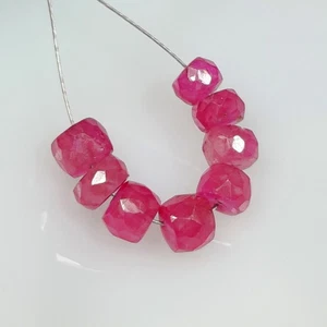 10.29 Ct Natural Red Ruby Round Cut Beads - 9025 - Picture 1 of 2