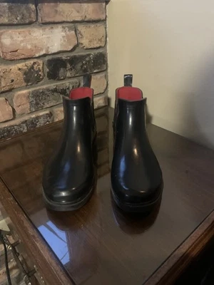 Botas Capelli New York, Botas de Lluvia de 10 Tobillos para Mujer, Negro Sólido Elástico Negro Foto 1 de 4