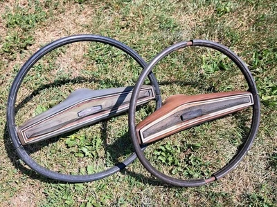 1970-1972 Ford Mustang Steering Wheel Fastback Grande Boss Cougar Ranchero Pair - Image 1 of 4
