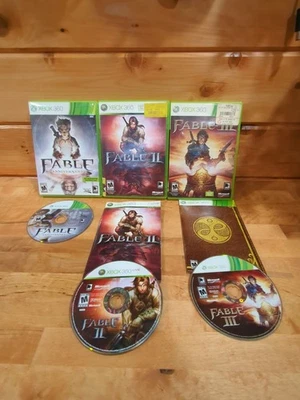 Fable Trilogy Anniversary Edition, II & III Xbox 360 Tested Lot of 3 Series - Image 1 of 2