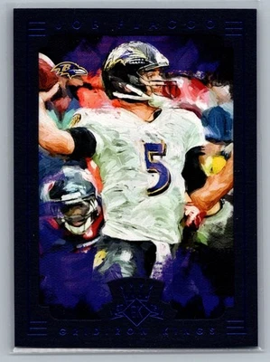 2015 Panini Gridiron Kings #89 Joe Flacco Baltimore Ravens Blue Framed - Image 1 of 2