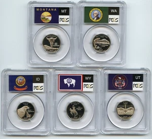 2007 S Clad State Quarter Set PCGS PR69DCAM - Picture 1 of 2