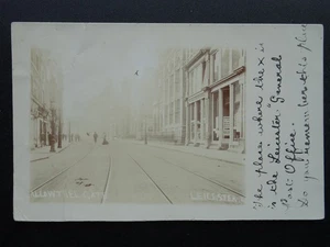 Leicester GALLOWTREE GATE c1904 RP Postcard - Picture 1 of 4
