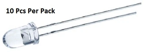 Broadcom 626 nm Red LED, 5mm (T-1 3/4) - HLMP-EG3B-WX0DV - Image 1 of 3