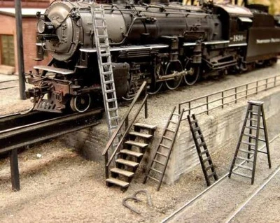 Central Valley Model Works ~ Escala HO ~ Nuevo 2025 ~ Juego de escalones y escaleras ~ 1602 Foto 1 de 2