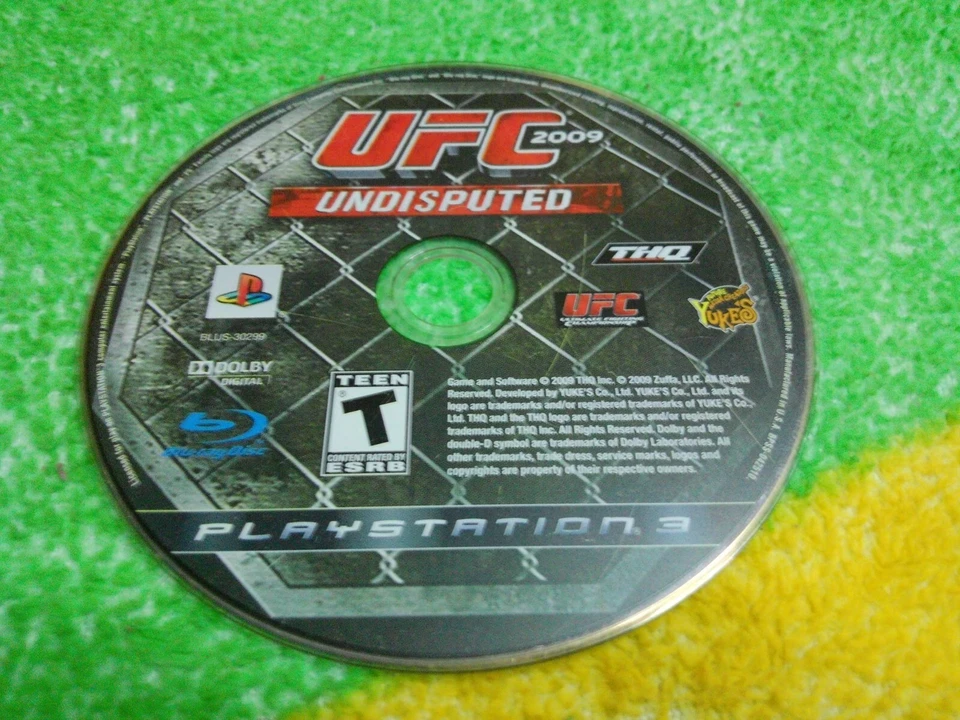 UFC 2009 Undisputed PlayStation 3 Game Disc - Image 1 of 1