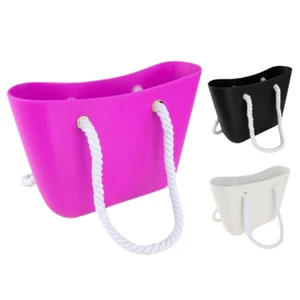 Beach Bag Rubber Tote, Water & Sandproof, Lightweight Bag - Picture 1 of 14