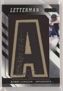 2008 Razor Letterman 1 Black/Gold 1/1 Bobby Lanigan #BOL-A2 Auto r7d