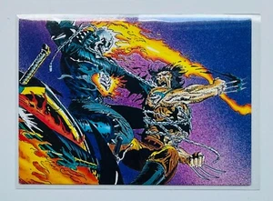 WOLVERINE From Then Til Now Series II 1992 - #82 GHOST RIDER - RARE TRADING CARD - Picture 1 of 2