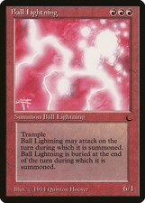 Ball Lightning The Dark PLD Red Rare MAGIC THE GATHERING MTG CARD ABUGames