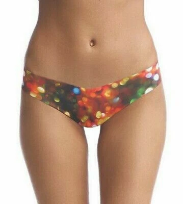 COMMANDO CLASSIC PRINT THONG CT02 HOLIDAY LIGHTS SIZE M/L NEW *A - Image 1 of 2