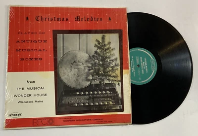 Christmas Melodies Played On Antique Musical Boxes LP Record Wiscasset Maine - Image 1 of 2