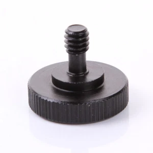 Adattatore vite 1/4"" maschio a 1/4"" femmina caldo treppiede fotocamera staffa flash - Foto 1 di 3