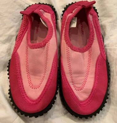 Дети девочек Airwalk розовый воды бассейн пляж без шнуровки резиновая подошва туфли размер 10,5 - Изображение 1 из 4