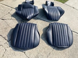 BMW E10 2002 2002tii GERMAN VINYL STANDARD KIT BLACK UPHOLSTERY BEAUTIFUL - Bild 1 von 6