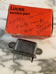 Lucas Relay MGB 72-73 starter Lotus 70-72 park lamps used. nice condition works - Picture 1 of 6