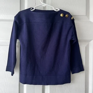 Zara Knitwear Kids Girls Navy Sweater  Size 5 Years - Picture 1 of 4