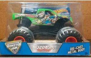 2017 Hot Wheels 1:24 Scale Monster Jam • Bad News Travels Fast - Picture 1 of 7