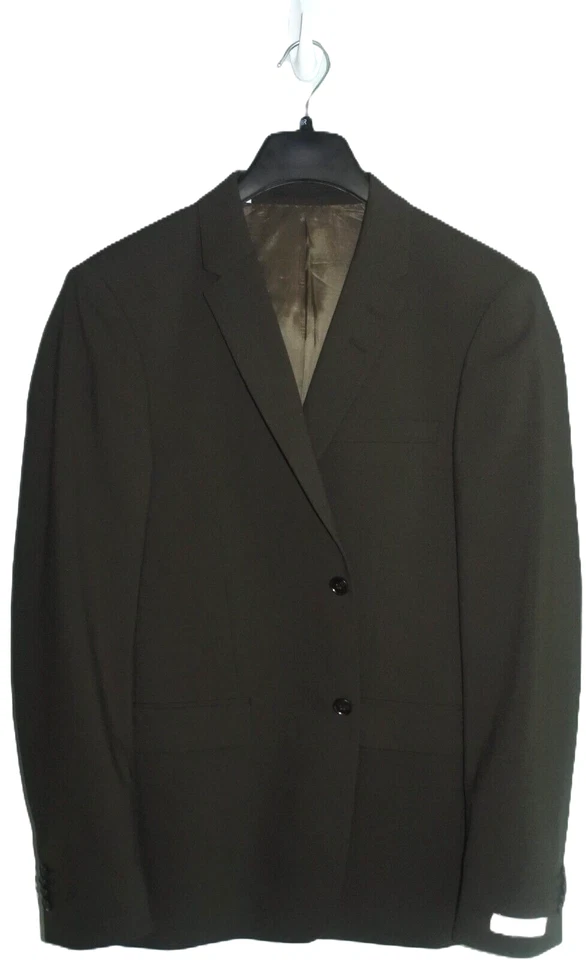 Nuevo sin etiquetas Abrigo Deportivo Para Hombres 40R TIGER OF SWEDEN Jerrett Slim Mezcla de Lana Extremo Oliva Foto 1 de 4